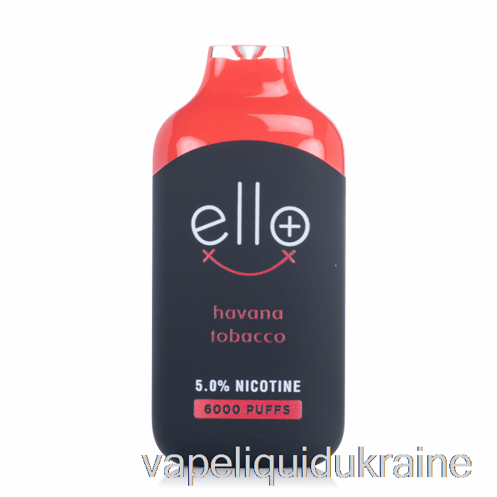 Vape Ukraine BLVK ELLO Plus 6000 Disposable Havana Tobacco